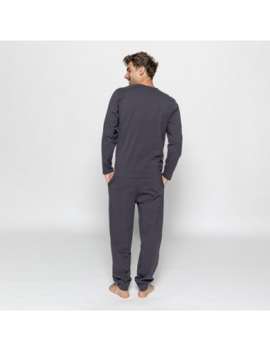 PIJAMA MAN ORGANIC HOOGHLY CARBON M