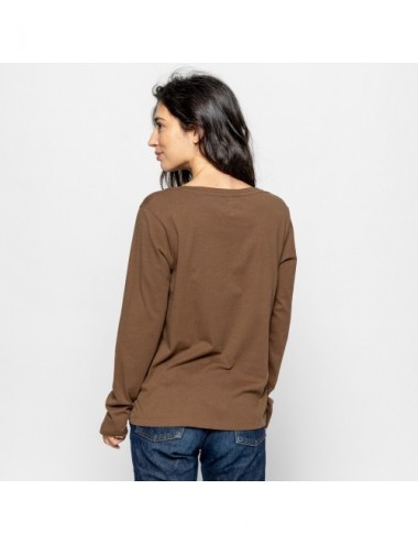 CAMISETA ORGANIC BASIC LONG TEKA XL