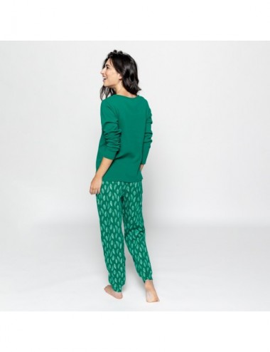 PIJAMA ORGANIC GAMMA SOFT VERDE L