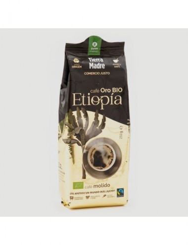 CAFÉ MOLIDO ETIOPIA ORO 100% ARABICA BIO