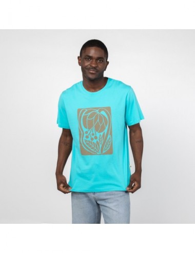 CAMISETA MAN ORGANIC AMAHAU TURQUESA M