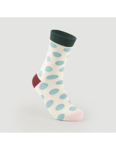 VERALUNA SOCKS BIG DOTS BLANCO 35-38