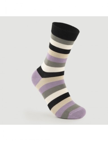 VERALUNA SOCKS MULTISTRIPES PRUNA 39-42