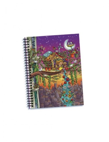 CUADERNO PAPEL RECICLADO ARBOL 10X14