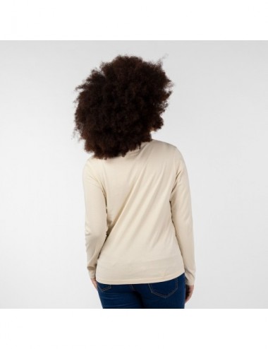 CAMISETA ORGANIC BASIC LONG BLANCO S