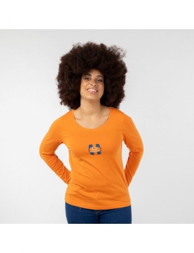 CAMISETA ORGANIC BASIC LONG AMBAR XL