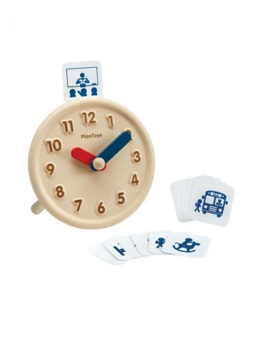 JUEGO MADERA ECO  RELOJ ACTIVIDADES