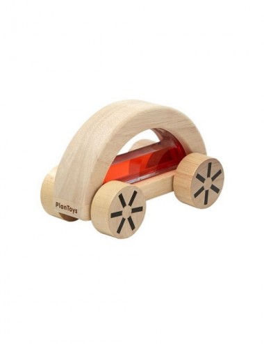 JUEGO ECO MADERA COCHE AGUA ROJO