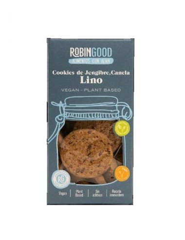 COOKIES VEGANAS CANELA JENGIBRE 111G