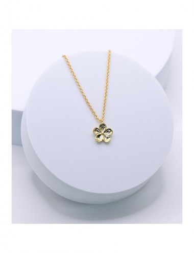 COLLAR LATON CHAPADO ORO MARGARITA