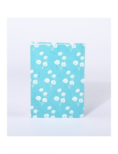 CUADERNO AZUL FLORES DE JADE