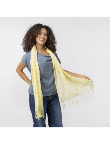 FULAR ORGANIC COTTON COLVA YELLOW