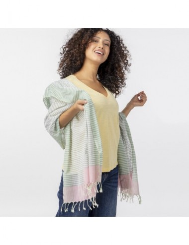 FULAR ORGANIC COTTON IPIL STORM PINK