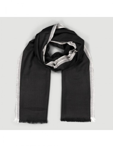 BUFANDA NEW SIDES VISCOSA REAL BLACK