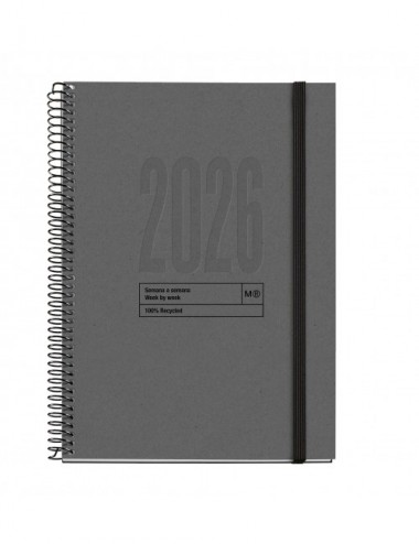 ECOAGENDA 26 PLUS GRAFITO CAST S/V