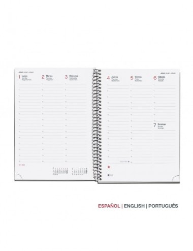 ECOAGENDA 26 PLUS GRAFITO CAST S/V
