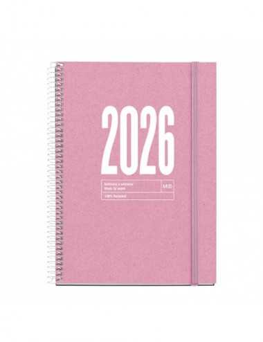 ECOAGENDA 26 PLUS ROSA CAT S/V