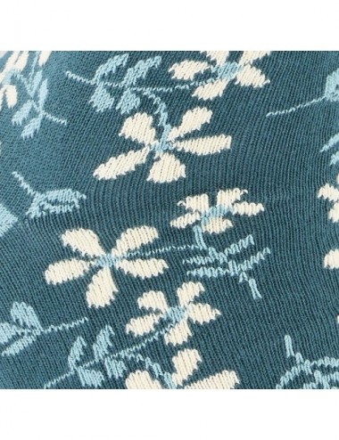 VERALUNA SOCKS NEW FLOWERS BLUE 35-38