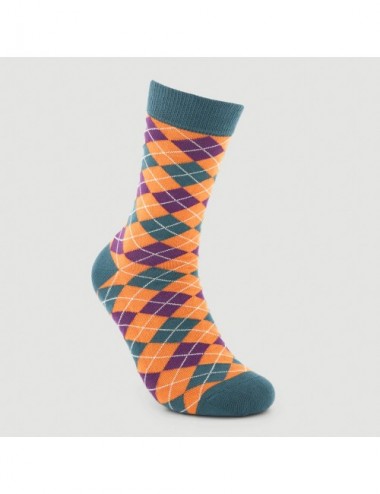 VERALUNA SOCKS DIAMONDS ORANGE 43-46