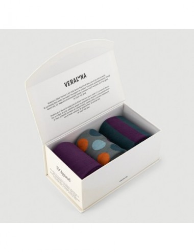 VERALUNA SOCKS GIFTBOX ORANGE MLVA 39-42