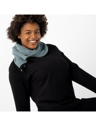 BUFANDA ORGANIC ON BLACK TURMALINA