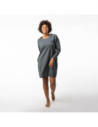 VESTIDO ORGANIC SOE CENIZA S