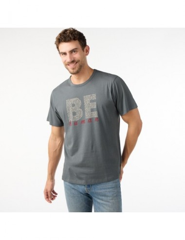 CAMISETA MAN ORGANIC KAKO CENIZA M