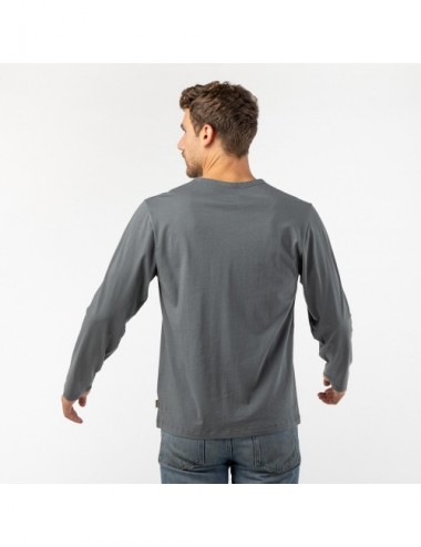 CAMISETA MAN ORGANIC POKOJ CENIZA M