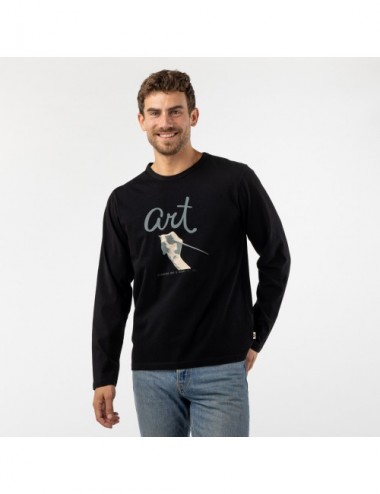 CAMISETA MAN ORGANIC POKOJ BLACK XL