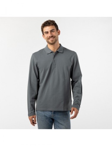 POLO MAN ORGANIC OMICRON CENIZA S