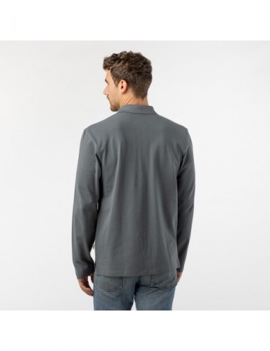 POLO MAN ORGANIC OMICRON CENIZA S