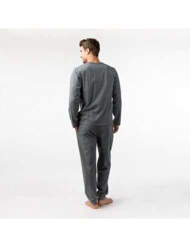 PIJAMA MAN ORGANIC HOOGHLY CENIZA XL