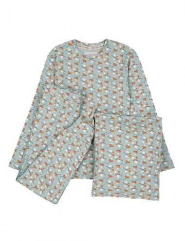 PIJAMA ORGANIC KID MU FLOWER 4