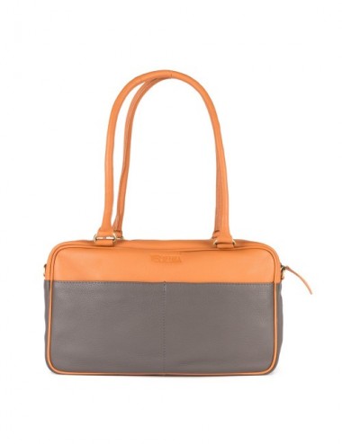 BOLSO PIEL MED ABETO CARMIN