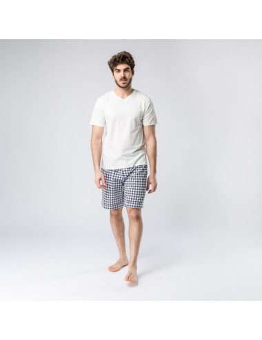 PIJAMA MAN ORGANIC LURUS TINTA VICHY S