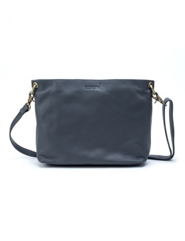 BOLSO PIEL NEKO COLOR GRIS